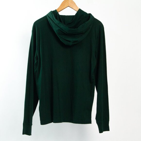 Pol Ralph Lauren NWT Spellout POLO Forrest Green Lightweight Hoodie, S - Picture 2 of 12